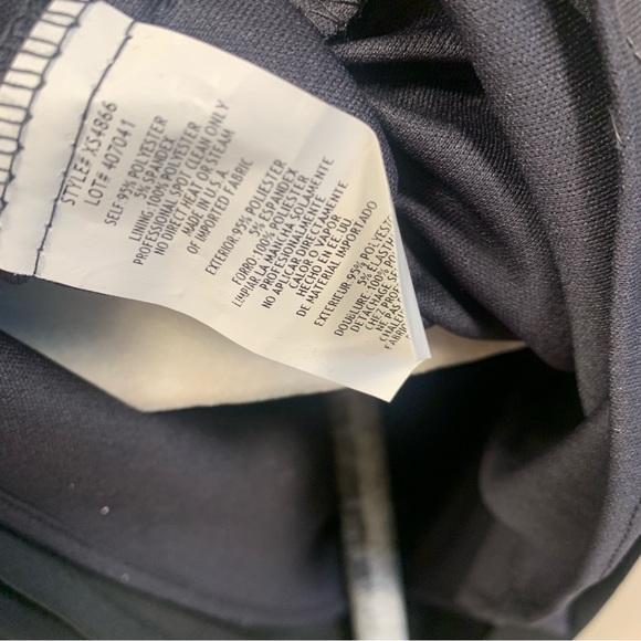 XSCAPE Ruched Beaded Embellished Mini Little Black Dress - Picture 10 of 15